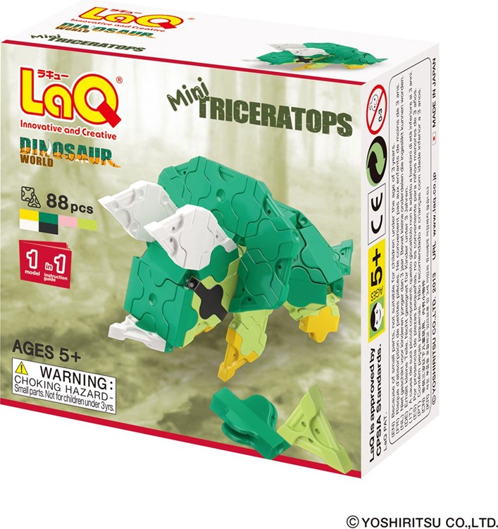 LaQ Dinosaur World Triceratops