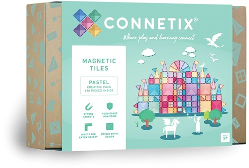 Connetix pastel creatief pakket 120 stuks