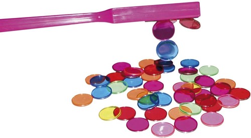 Magneetstaaf met clips