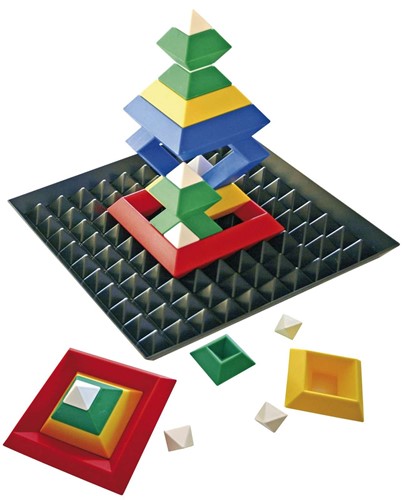Triangle puzzel met basis