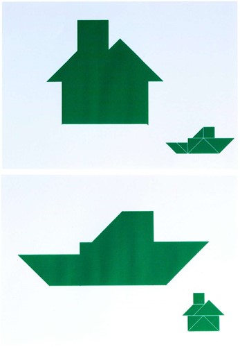 Tangram opdrachtkaarten
