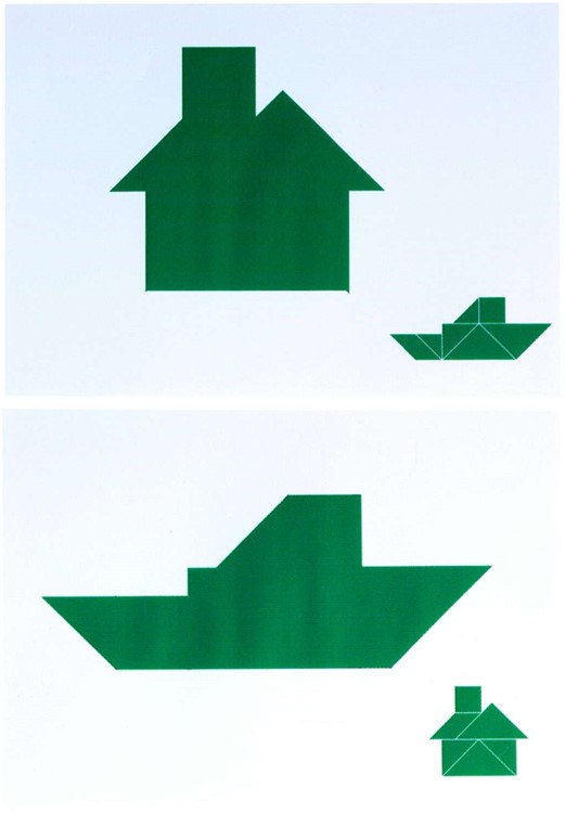 Tangram opdrachtkaarten