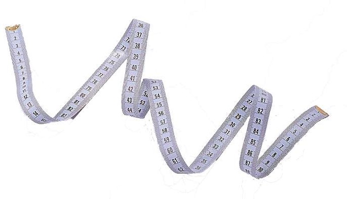 Meetlint 1 meter set van 10 stuks