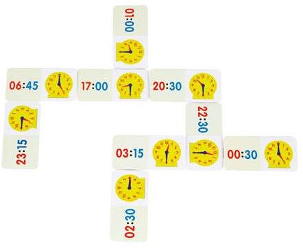 Domino tijd analoog/digitaal