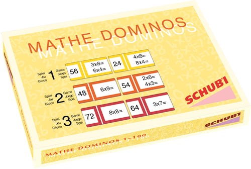 Schubi Mathe Domino's Tafels 2 t/m 9, serie B