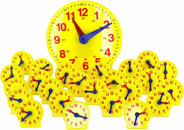 Klassikale klokken set met 24 lesklokjes