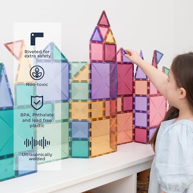 Connetix pastel creatief pakket 120 stuks-2