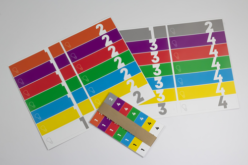 Stickerset voor de Rekenkast