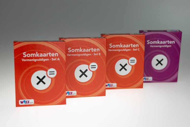 Set Somkaarten Vermenigvuldigen tafels 1 t/m 10-2