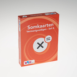Somkaarten Vermeningvuldigen tafels 1 t/m 10 set A