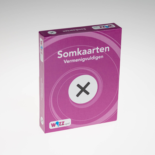 Somkaarten Vermenigvuldigen Tafels 1 t/m 10 zonder antwoord