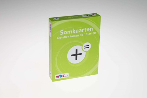 Somkaarten optellen tussen de 10 en 20 met antwoord