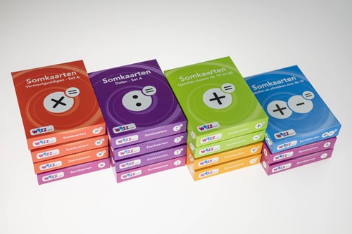 Set Somkaarten Optellen, Aftrekken, Vermenigvuldigen, Delen