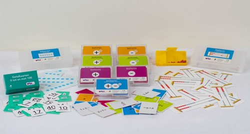 Materialen en  somkaarten groep 3 bij PP4 EN WIG5