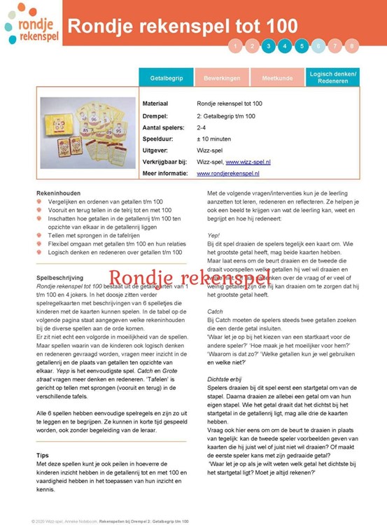Rekenspellen bij Drempel 2-2