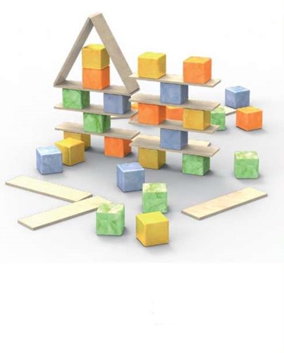 Woody Cube 150stuks