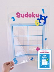 Set Posters Sudoku 6x6, Sudoku 9x9 en Klokkijken