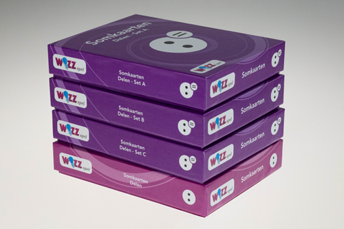 Set Somkaarten Delen deeltafels 1 t/m 10