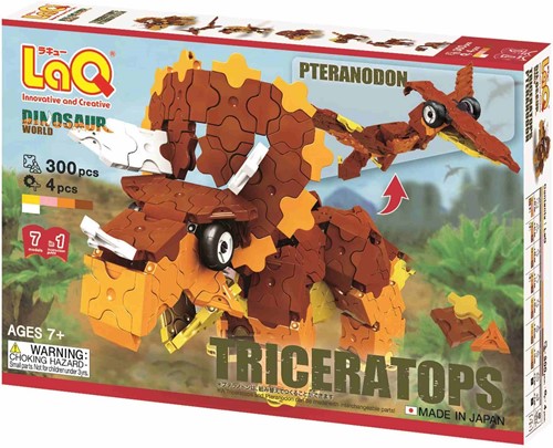 LaQ Dinosaur World Triceratops & Pteranodon