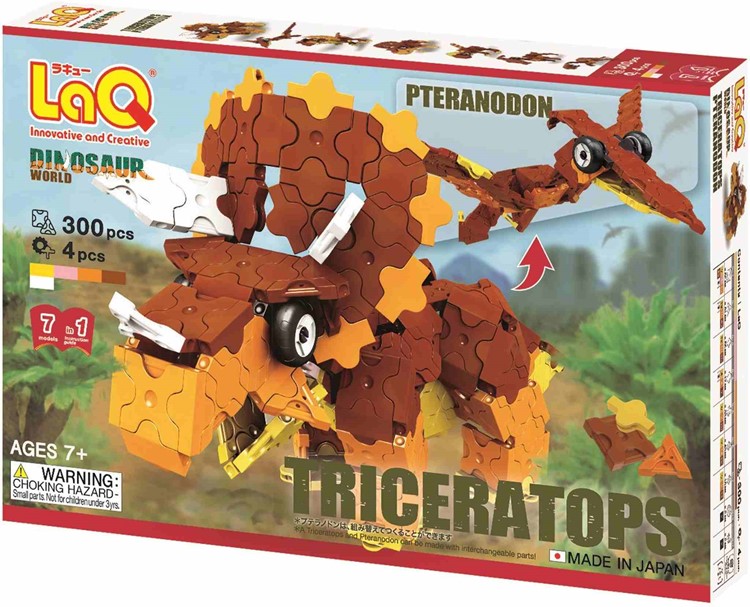 LaQ Dinosaur World Triceratops & Pteranodon