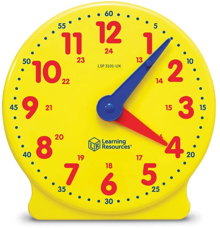24 uurs Big Time™leerling klok 13cm