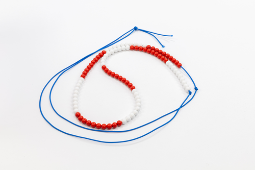 Kralenketting tot 100 met elastiek