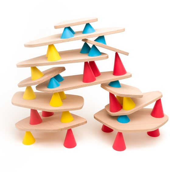 OPPI Kegels creatief contructiemateriaal Medium 44-delig